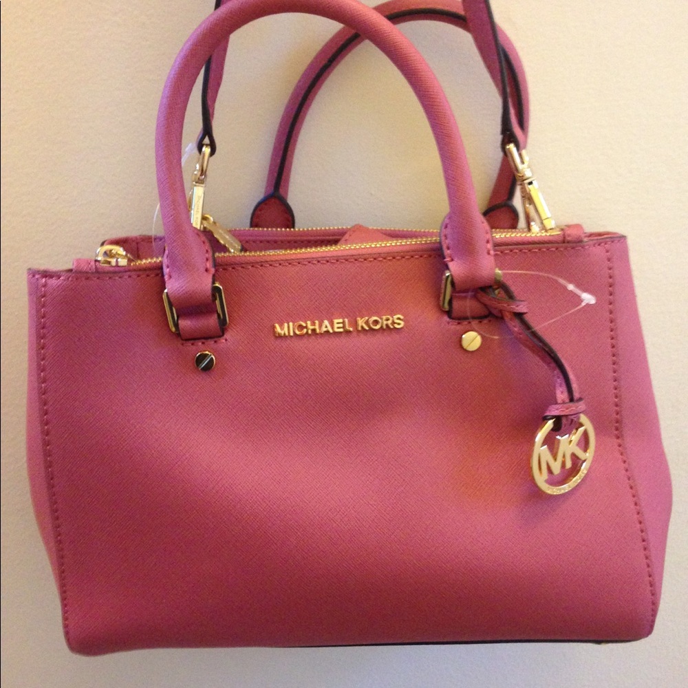 NWT Michael Kors Small Sutton Satchel in Tulip